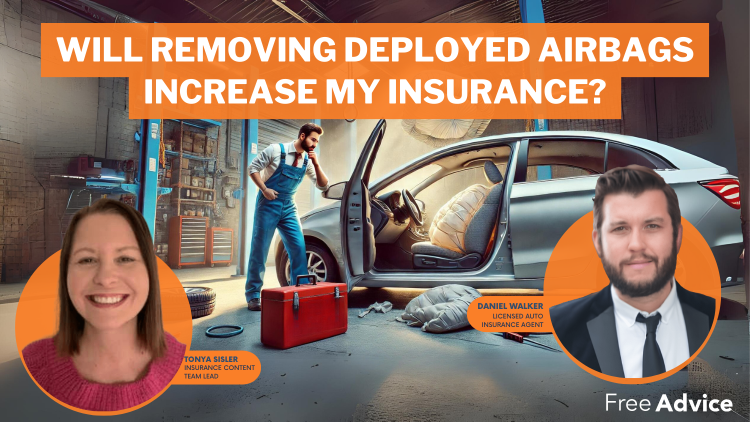 Will removing deployed airbags increase my insurance