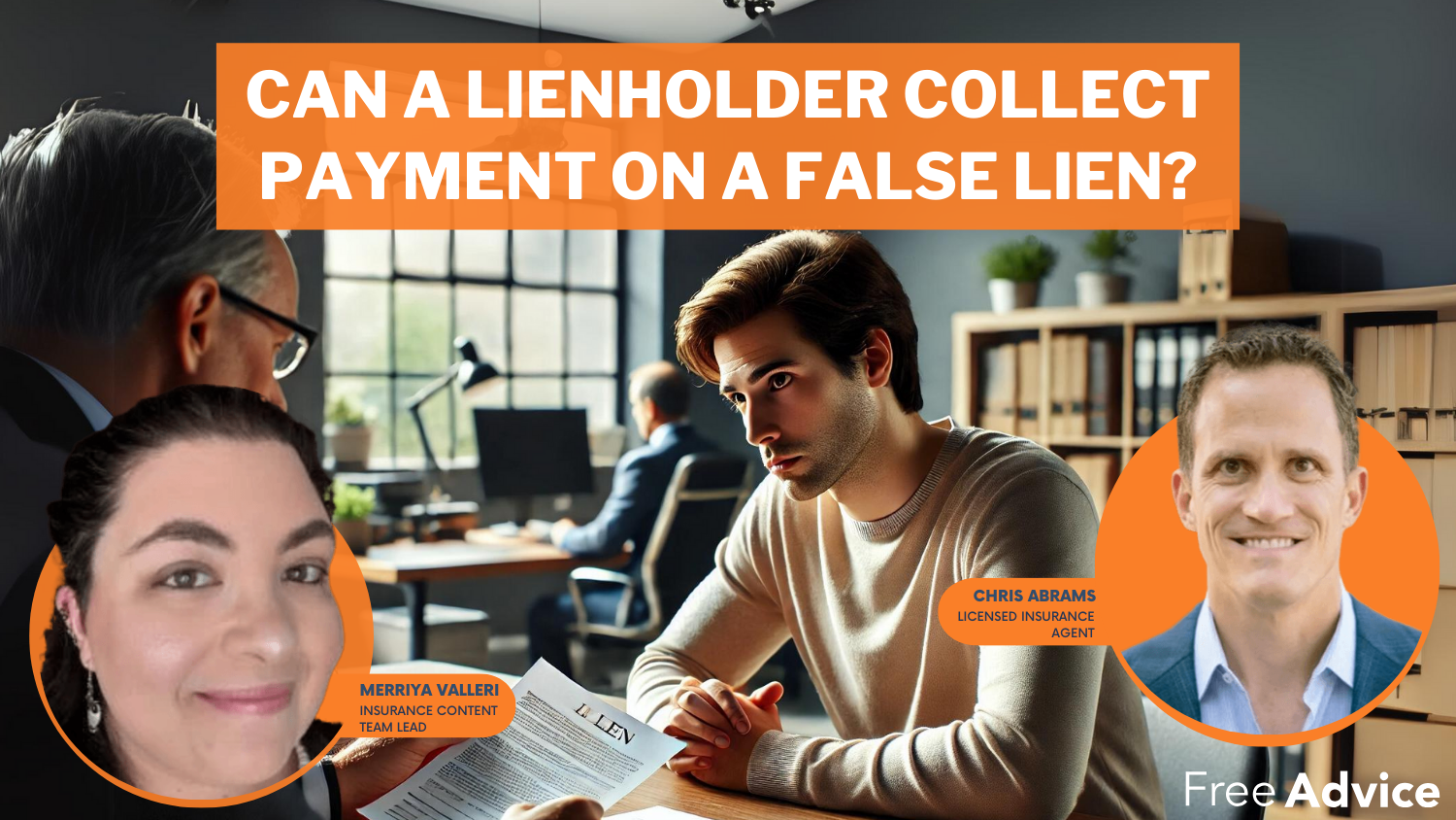 Can a lienholder collect payment on a false lien?