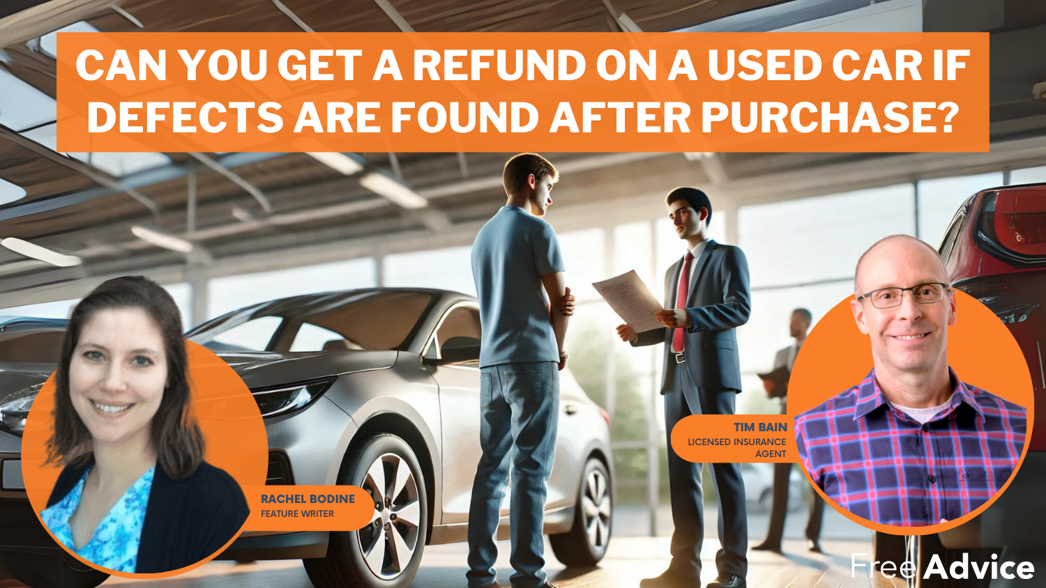 Can you get a refund on a used car if defects are found after purchase