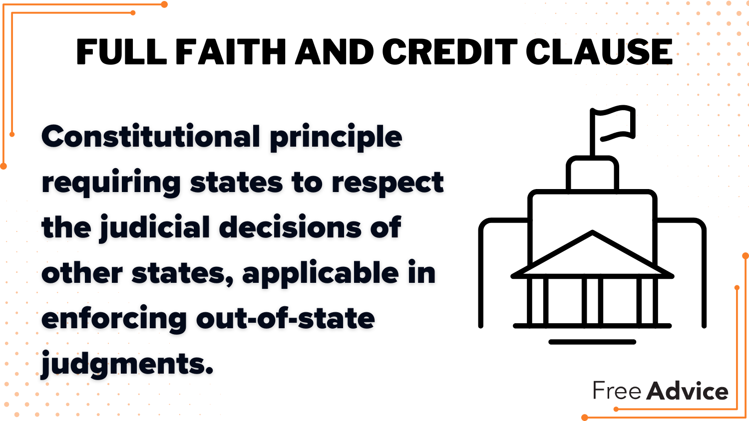 Full Faith and Credit Clause Definition Card: Enforcing Gambling Debts