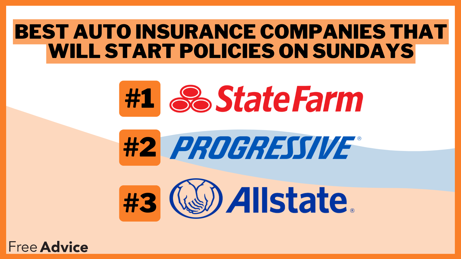 Best Auto Insurance Companies That Will Start Policies on Sundays: State Farm, Progressive, and Allstate