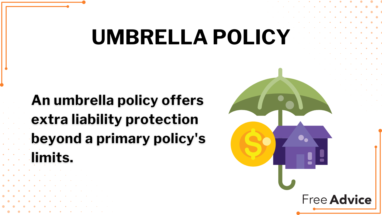 Personal Liability Insurance: Umbrella Policy Definition Card