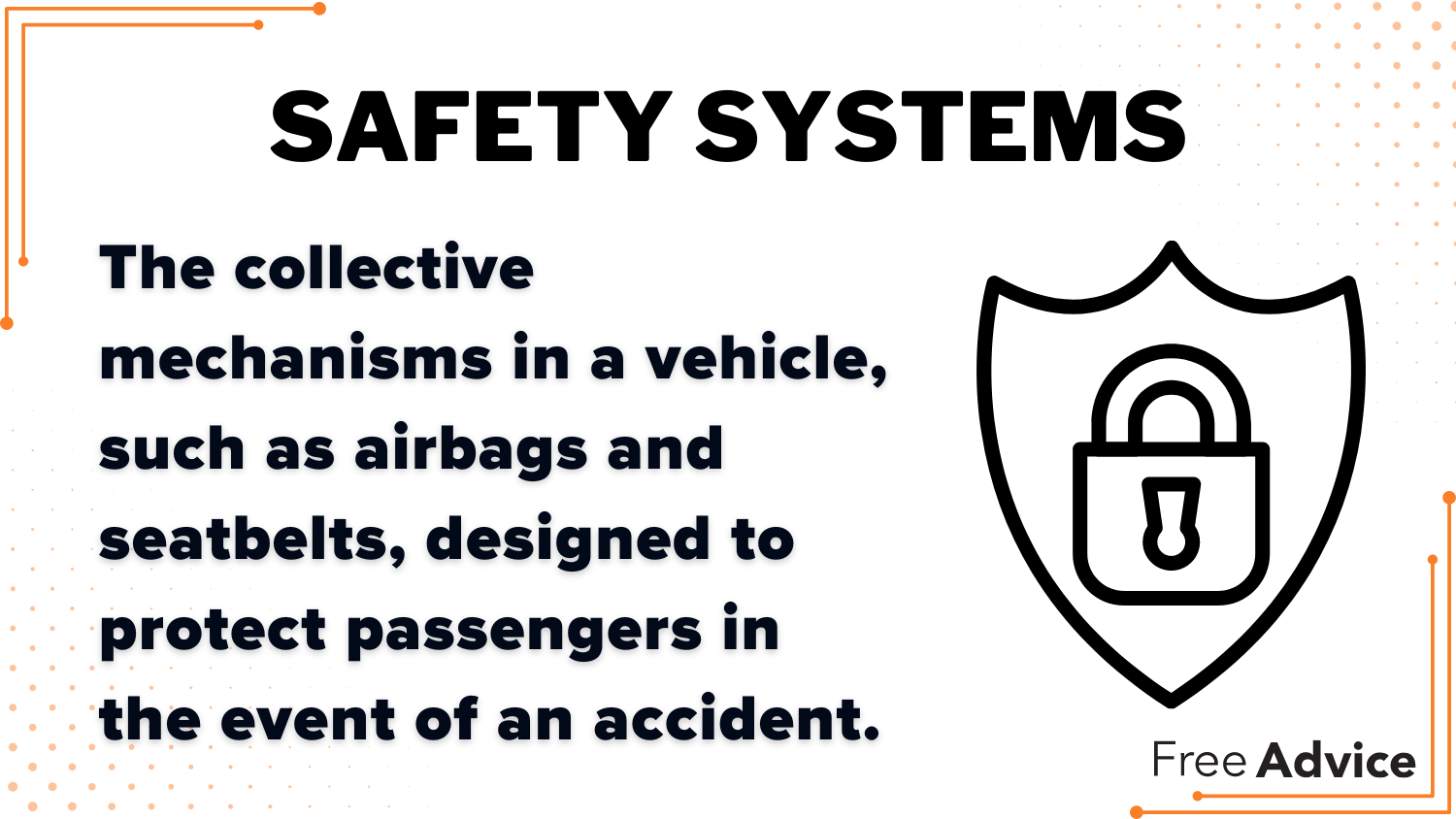 Cheap Car Insurance in Idaho: Safety Systems Definition Card